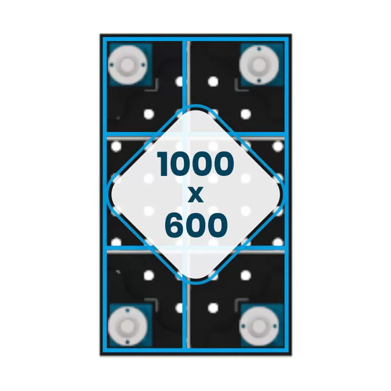 Τραπέζι / πάγκος συγκόλλησης BASIC 1000 x 600 mm Φ16